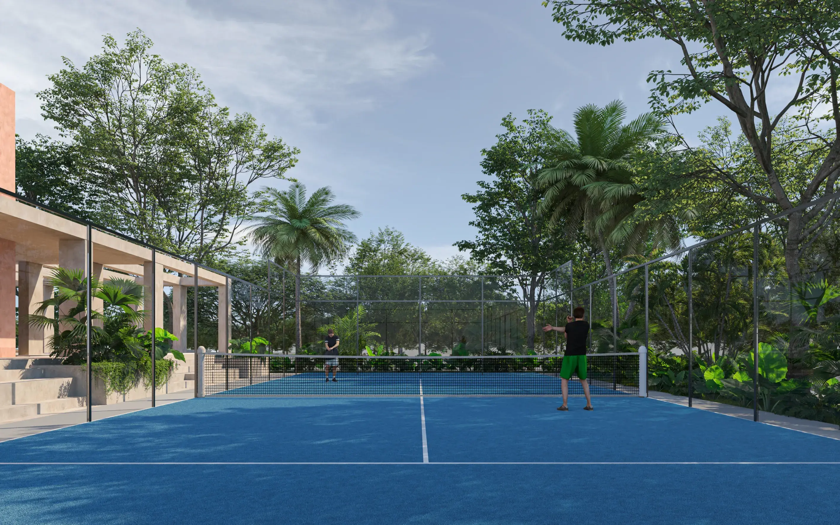 Cancha de pádel