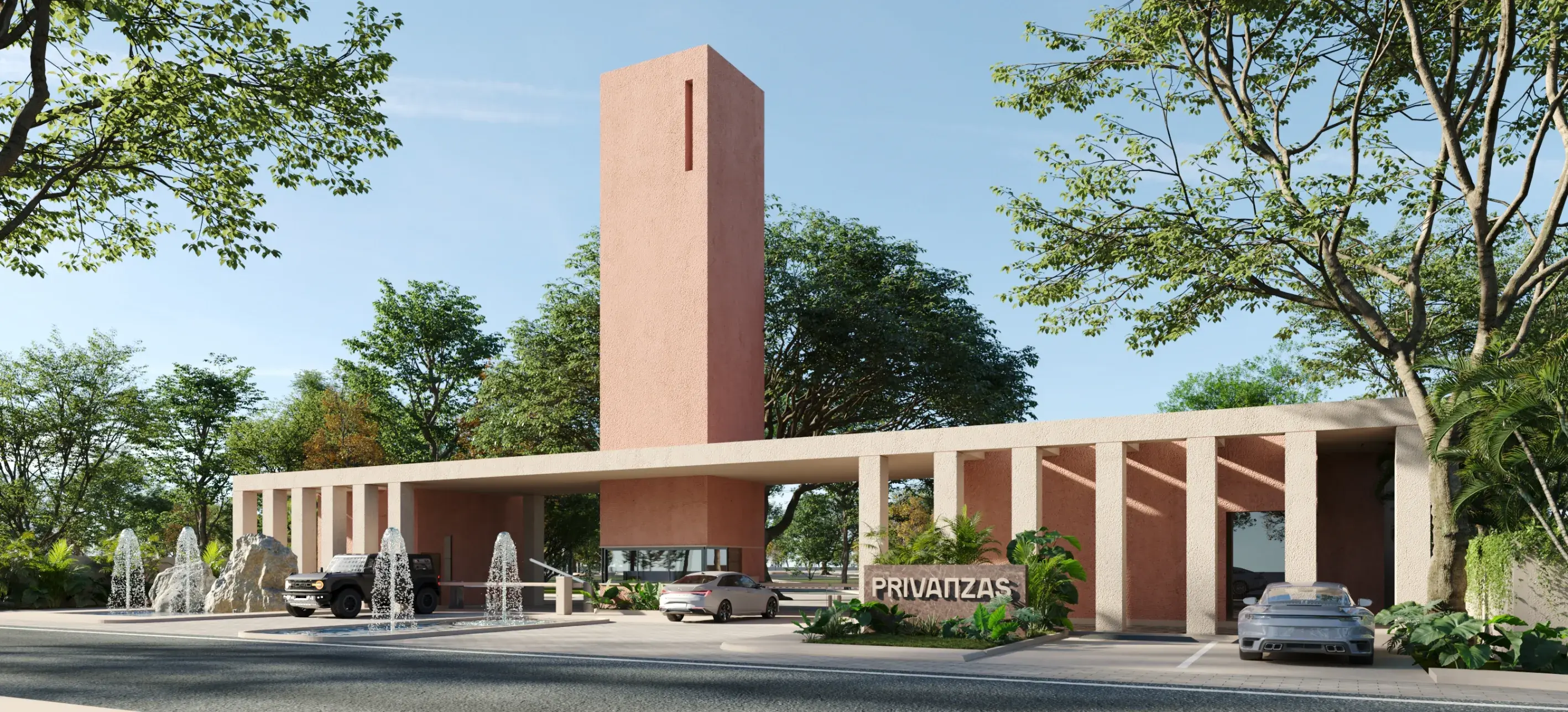 Acceso vista lateral